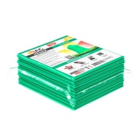 Мешки для мусора 160 л, зеленые, в пачке 10 шт., ПВД, 40 мкм, 900х1100 мм, i-Bag в Черкесске