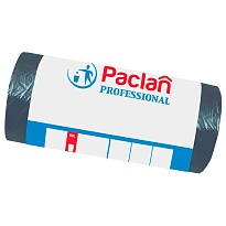 Мешки для мусора 60 л, черные, в рулоне 50 шт., ПНД, 6,2 мкм, 800х600 мм, PACLAN Professional, 604078 в Черкесске
