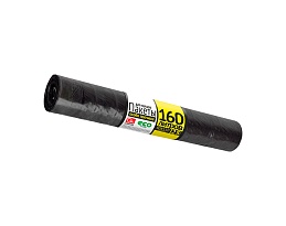 Мешки для мусора 160 л, черные, в рулоне 25 шт., ПВД, 40 мкм, 1100х800 мм, GRIFON, 101-030 в Черкесске