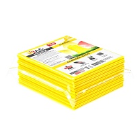 Мешки для мусора 160 л, желтые, в пачке 10 шт., ПВД, 40 мкм, 900х1100 мм, i-Bag в Черкесске
