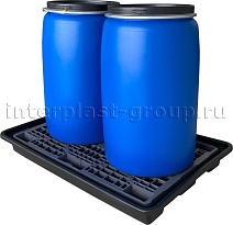 Поддон пластиковый для двух бочек в Черкесске