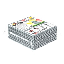 Мешки для мусора 160 л, светло-серые, в пачке 10 шт., ПВД, 40 мкм, 900х1100 мм, i-Bag в Черкесске